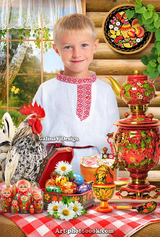 Коллаж Русские сувениры (2)